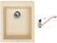 Set Sinks CUBE 410 Sahara + baterie Sinks PRONTO Sahara