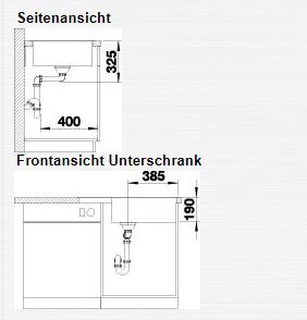Granitový drez Blanco ZIA XL 6 S Compact sivá vulkan