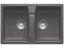 Granitový drez Blanco LEXA 8 InFino sivá skala obojstranný bez excentru