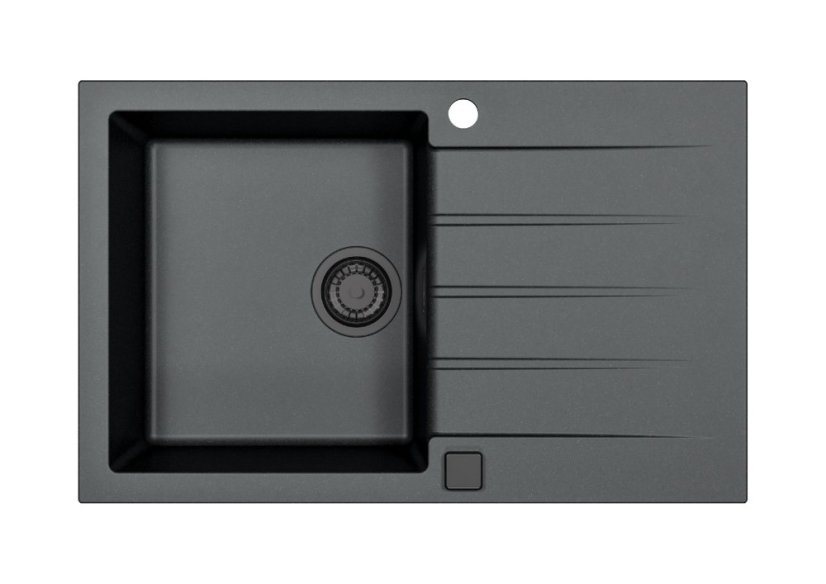 Granitový dřez Alveus Cadit 20 černý - Black edition