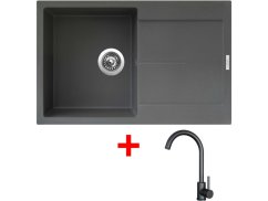 Sinks ULTIMA 790 Titanium + ARCO černá matná