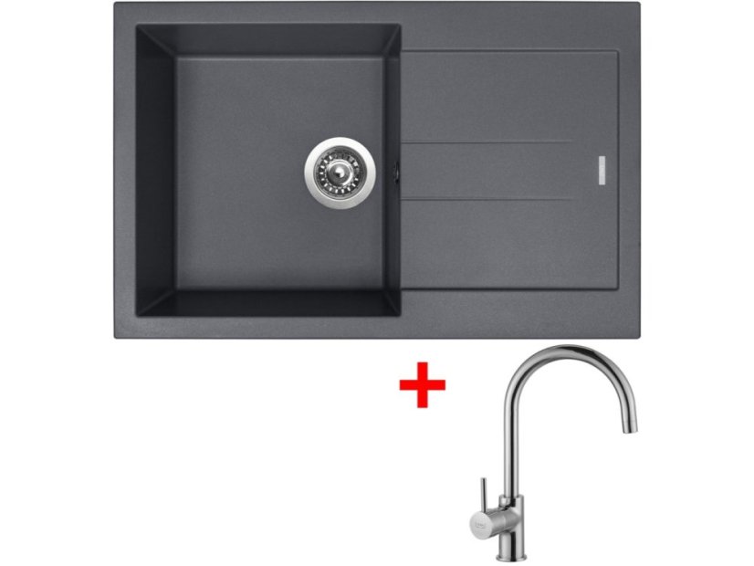 Set Sinks Amanda 780 Titanium + Vitalia