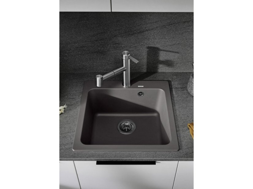 Granitový drez Blanco NAYA 5 InFino tartufo