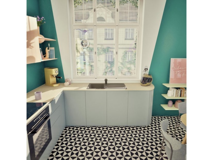 Granitový dřez Schock Formhaus D-100-A Asphalt