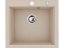 Granitový drez Pyramis Siros 57 x 51,5 Béžová