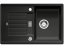 Granitový drez Blanco ZIA 45 S čierna s excentrom