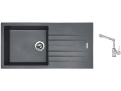 Set Sinks PERFECTO 1000 Titanium + baterie Sinks MIX 350 P chrom