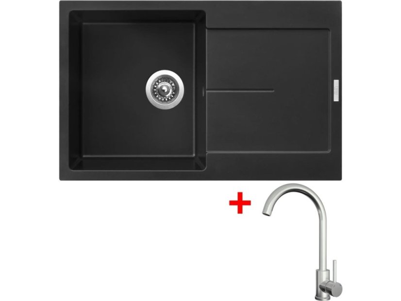 Sinks ULTIMA 790 Pureblack + ARCO celonerezová