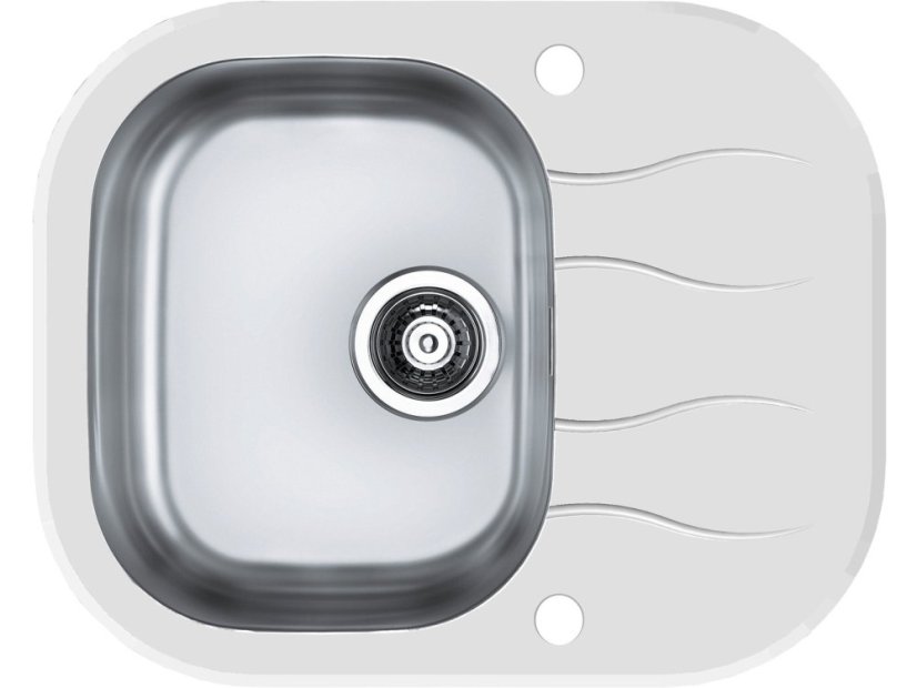 Kuchyňský drez Alveus Wave 10 bielý