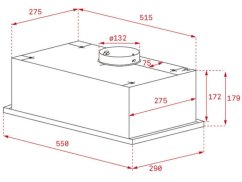 Vstavaný digestor Teka GFG 2 X