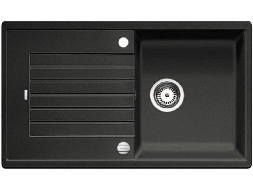 Granitový drez Blanco ZIA 5 S čierna s excentrom
