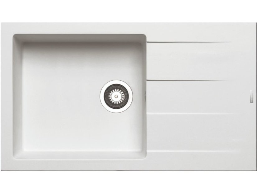 Granitový drez Pyramis Athlos Plus 86 x 50 1B 1D Biela