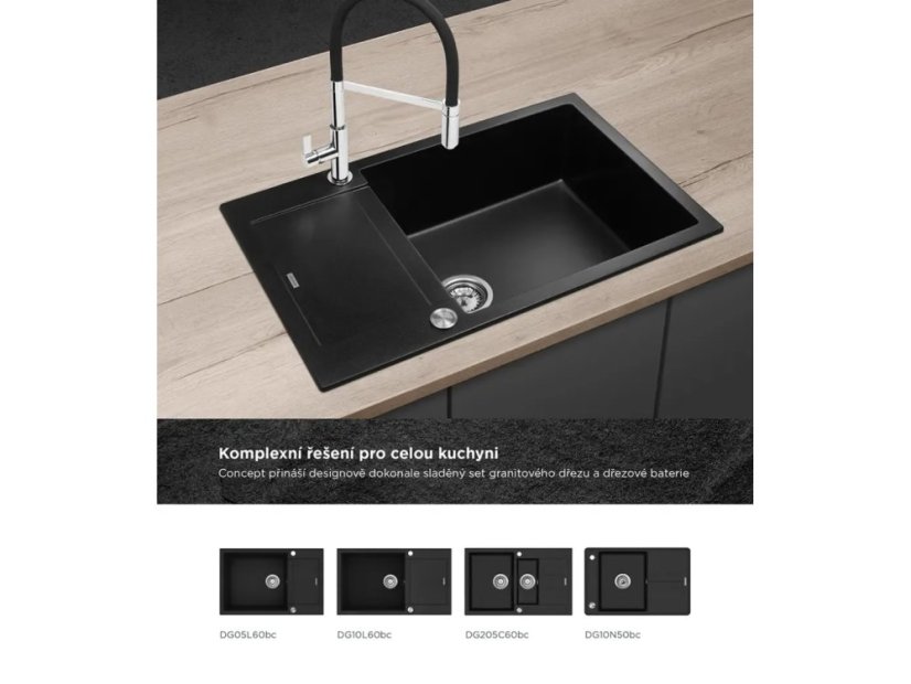 Dřezová baterie Concept BDC7547 chrom - 4