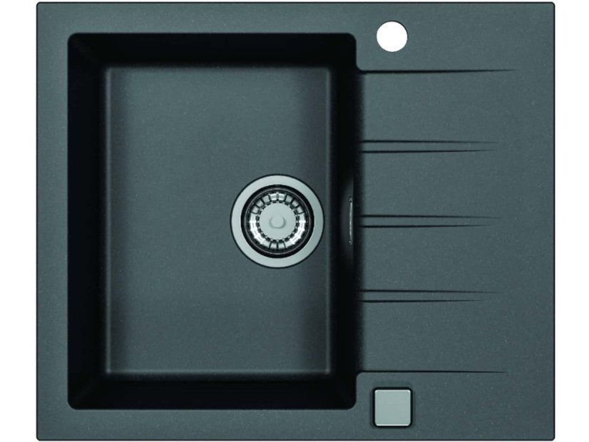 Granitový drez Alveus Cadit 10 čierny 91