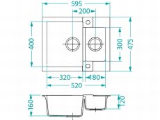 Alveus Rock 80 čierná