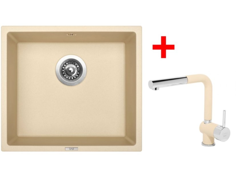 Set Sinks FRAME 457 Sahara + Mix 3 P GR