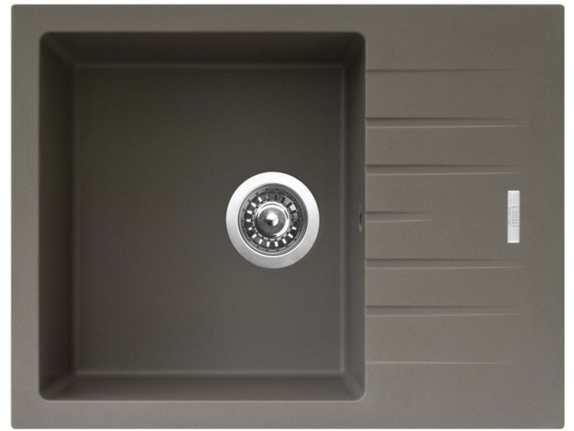 Sinks PERFECTO 650 Truffle + ARCO čierná matná