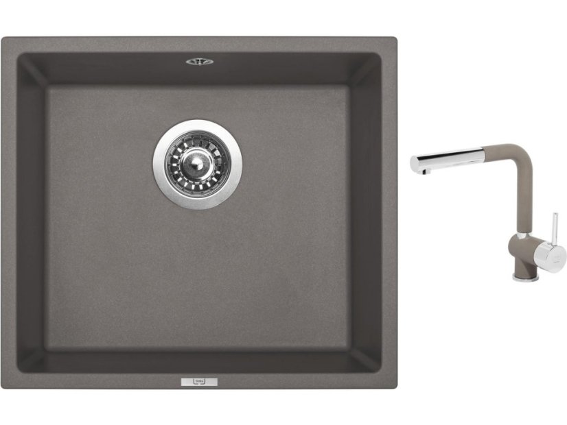 Set Sinks FRAME 457 Truffle + baterie Sinks MIX 3 P Truffle