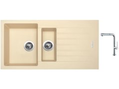 Set Sinks PERFECTO 1000.1 Sahara + baterie Sinks SLIM S2 kartáčovaná