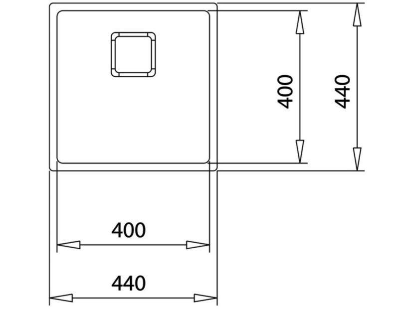 Nerezový drez Teka FLEXLINEA RS15 40.40 X