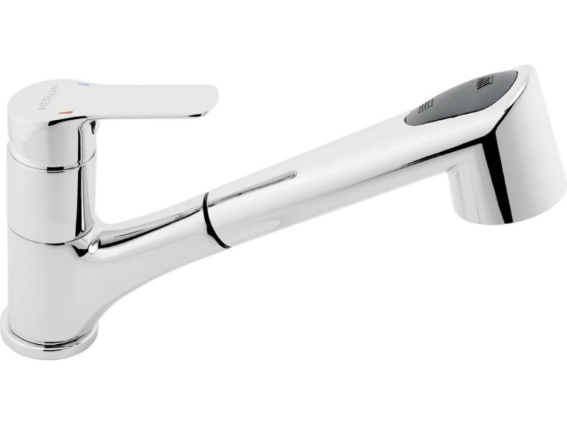 Drezová teleskopická batéria Metalia 54, chróm