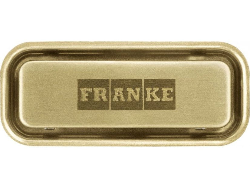 Hranatá krytka skrytého prepadu Franke Celonerez Zlatá