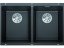 Blanco Subline 350/350 U InFino černá