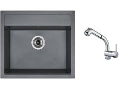 Set Sinks SOLO 560 Titanium + batéria Sinks MIX 3 S Chróm