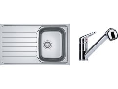 Set Franke SKX 611-86 Nerez + baterie Franke FC 9547 Chrom