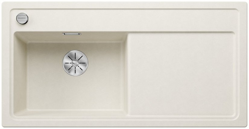 Granitový dřez Blanco ZENAR XL 6 S Bílá soft, levý