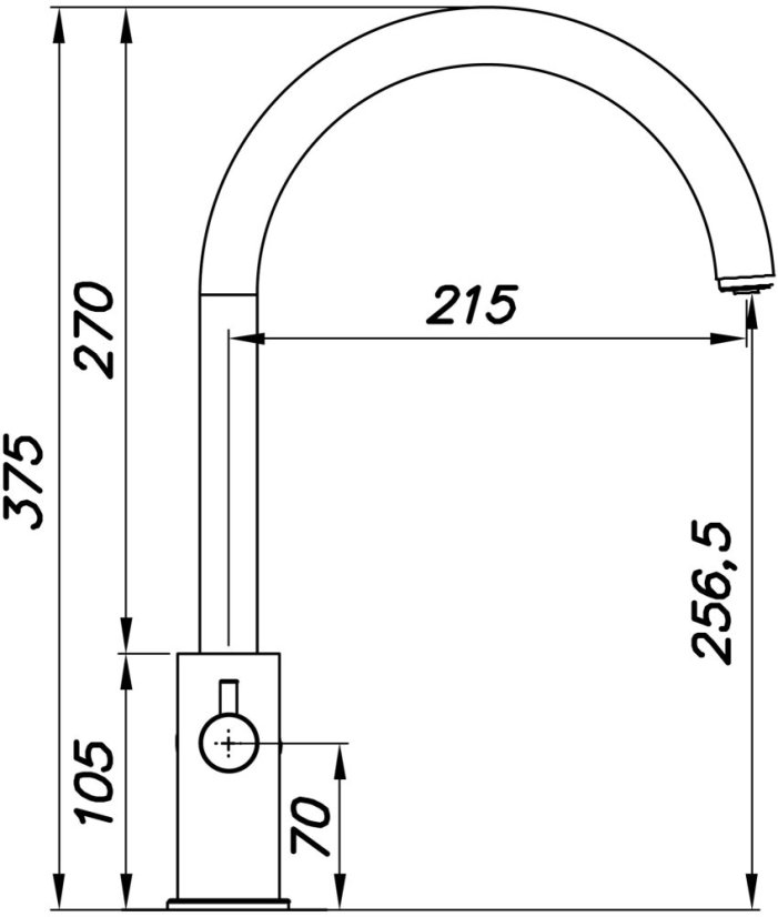 Drezová batéria Sinks Filtera lesklá