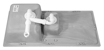 Granitový drez Blanco SONA 6 S biela soft
