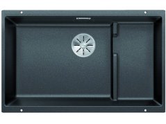 Granitový drez Blanco SUBLINE 700 U Level InFino antracit drez vľavo