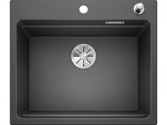 Granitový drez Blanco ETAGON 6 InFino antracit s excentrom + pojazdy