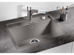 Granitový drez Blanco Dalago 6 F sivá skala s excentrom
