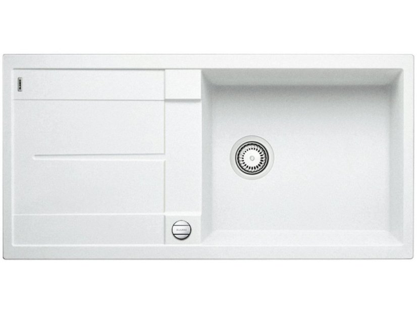 Granitový dřez Blanco METRA XL 6 S Silgranit bílá oboustranné provedení s excentrem
