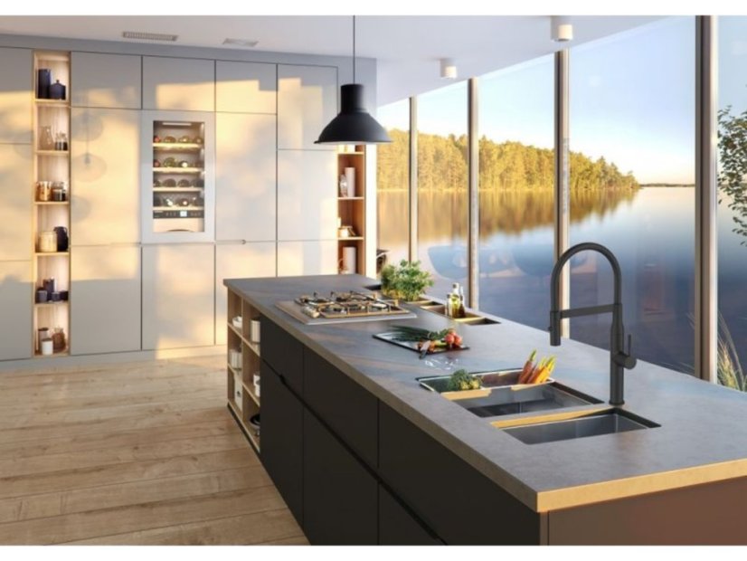 Dřezová baterie Alveus Mirage-PS Black matt 4