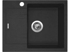 Granitový dřez Sinks Linea 600 N Granblack Pravý