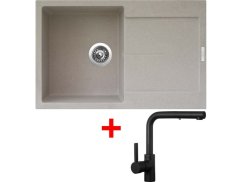 Sinks ULTIMA 790 Avena + ENIGMA S čierná matná