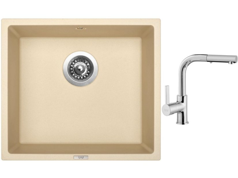 Set Sinks FRAME 457 Sahara + batéria Sinks ENIGMA S chróm