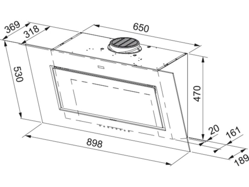 Odsavač par Franke FMY PER PRO BK F90