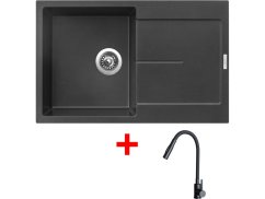 Sinks ULTIMA 790 Metalblack + ELASTA S černá matná