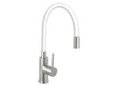 Dřezová baterie Ferro Bílá/nerez 70710.4B