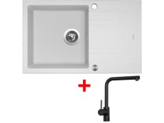 Sinks Linea 780 XC Milk + Elka černá matná