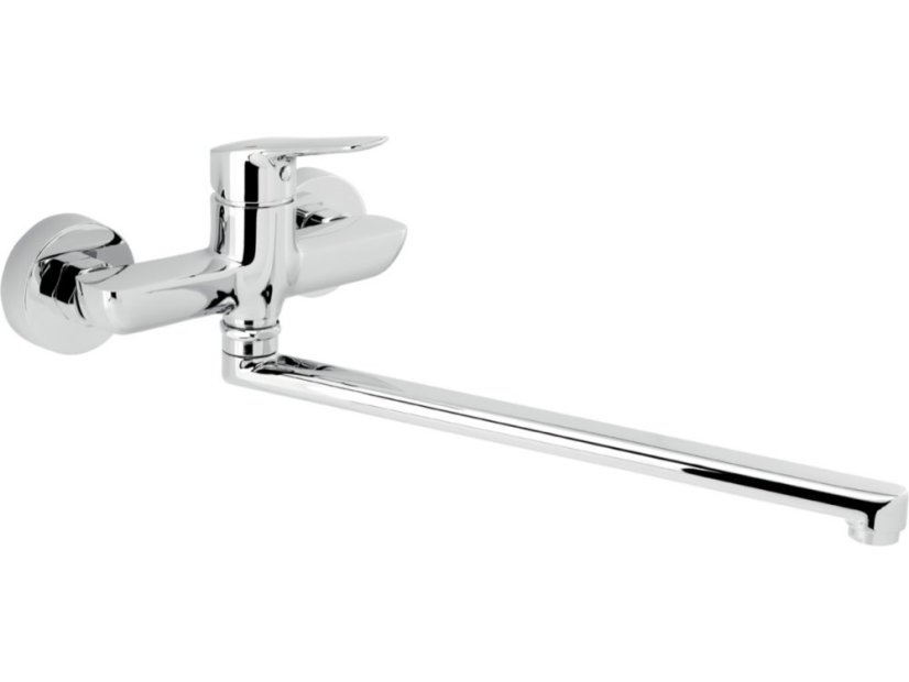 Drezová umývadlová batéria 150 mm Metalia 54 ECO, chróm