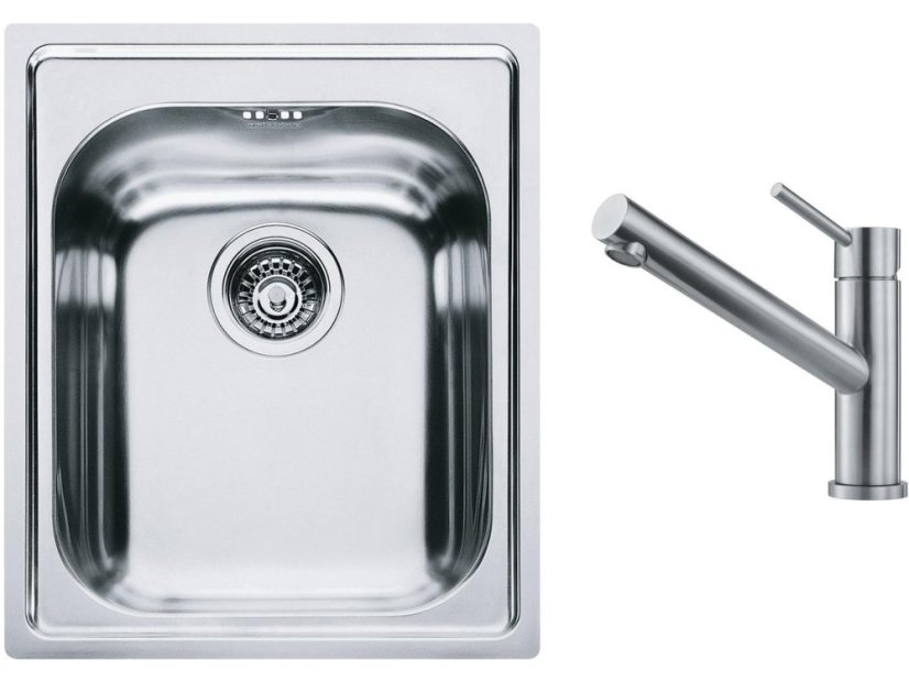 Set Franke AMX 610 Nerez +  baterie Franke FC 9290 ORBIT Nerez