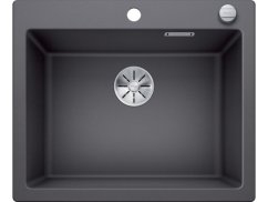 Granitový drez Blanco PLEON 6 InFino sivá skala s excentrom