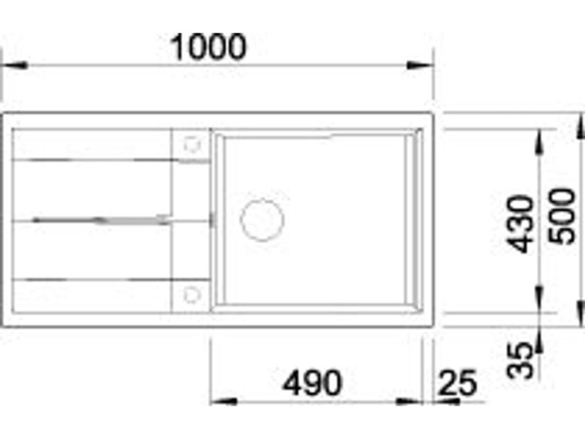 Granitový drez Blanco METRA XL 6 S antracit