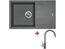 Sinks LINEA 780 Titanium + Vitalia GR