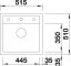 Granitový dřez Blanco DALAGO 5 šedá vulkán
